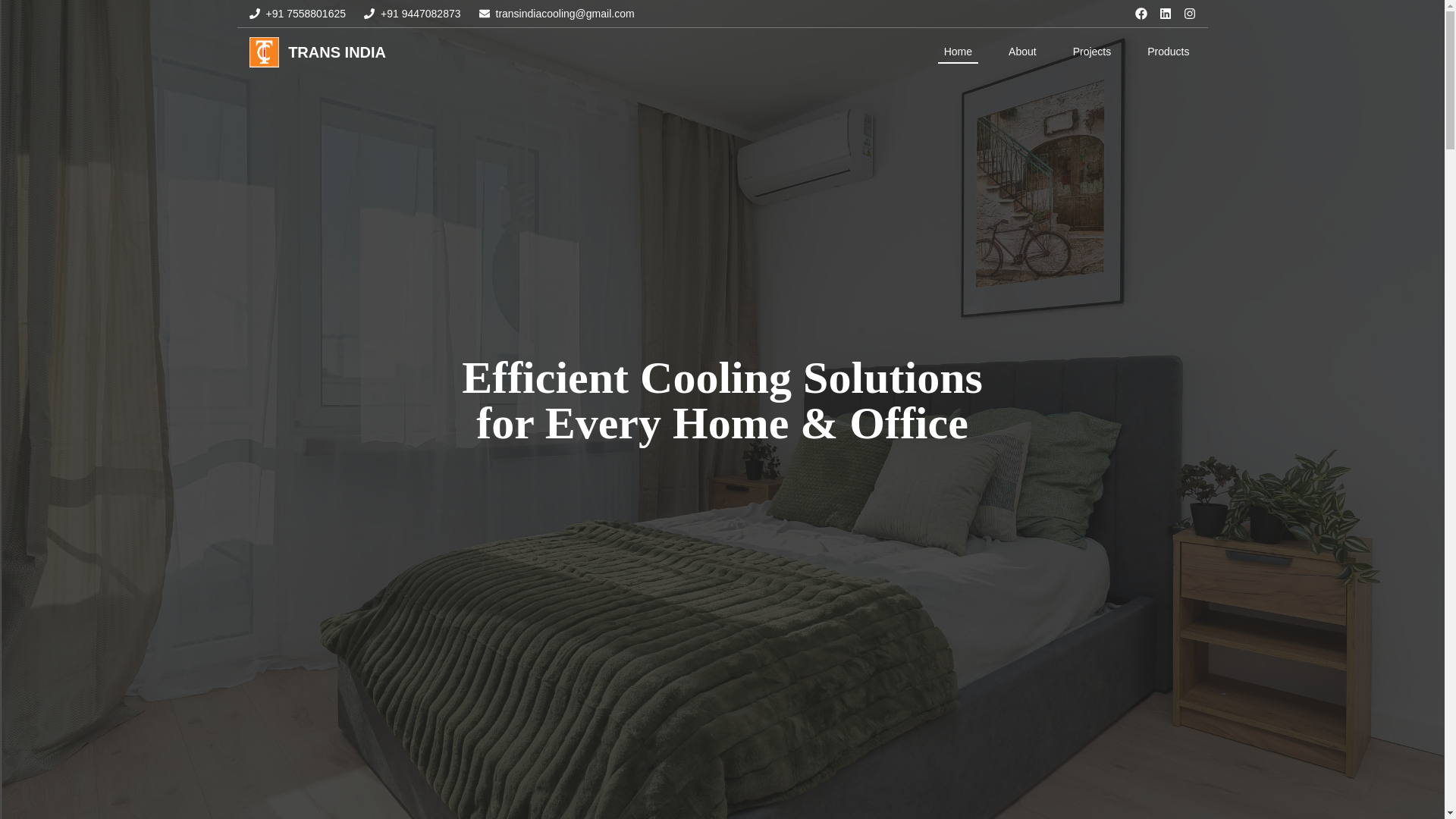 website screenshot of https://transindia.pages.dev/
