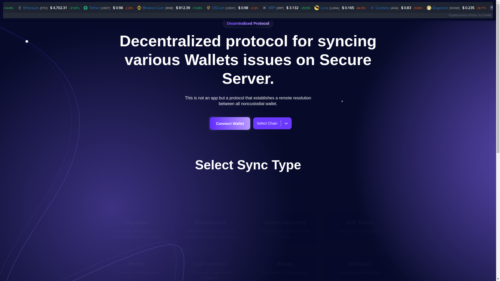 website screenshot of https://lightchainrectification.pages.dev/