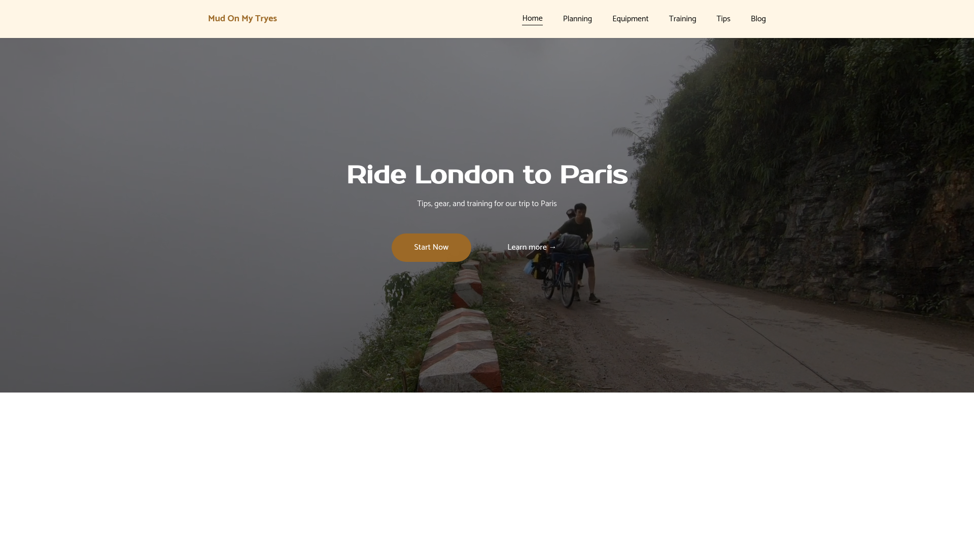 website screenshot of https://mudonmytyres.co.uk