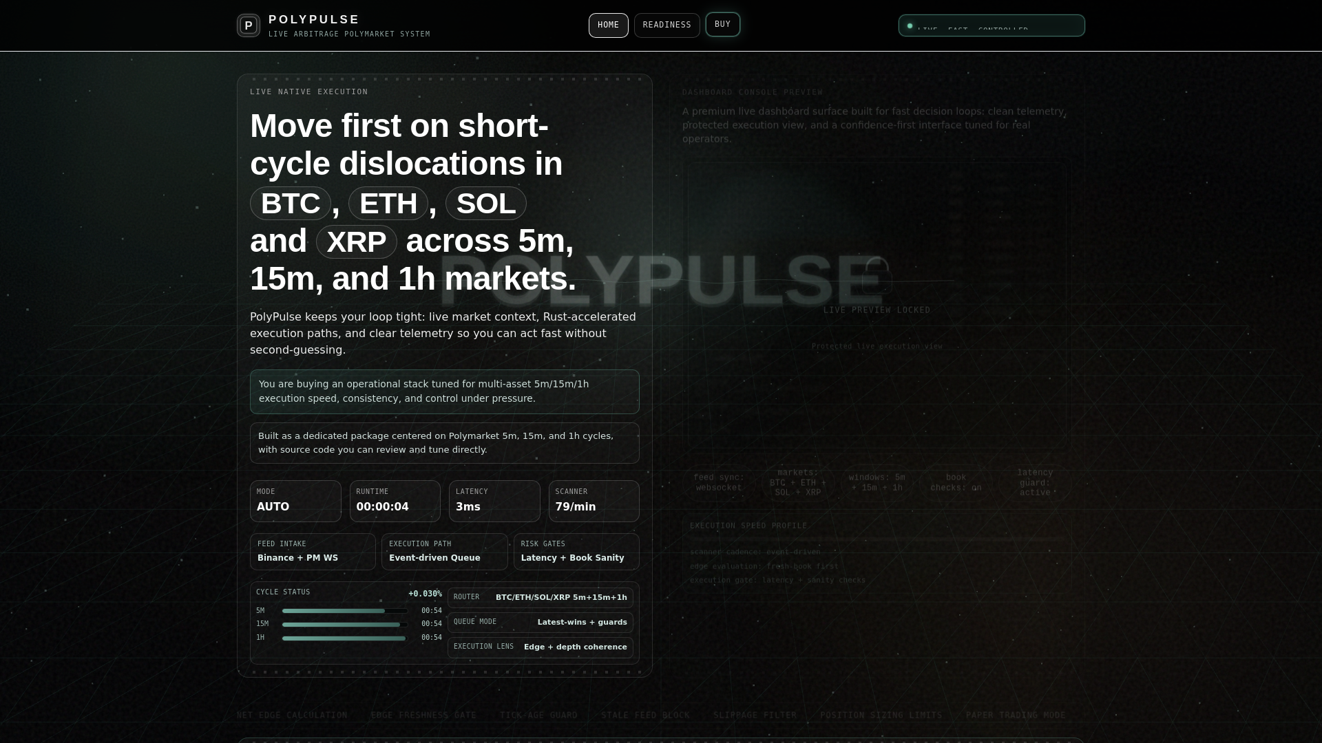 website screenshot of https://polypulseapp.com/