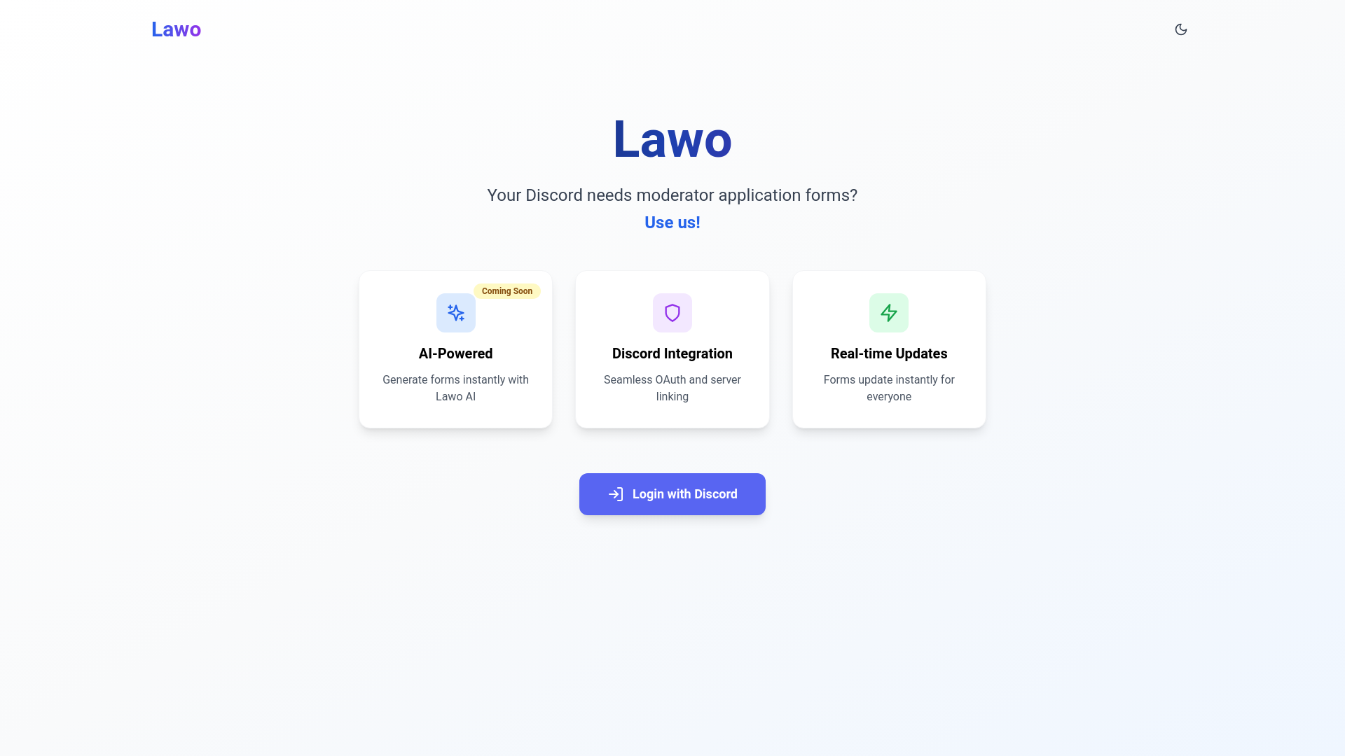 website screenshot of https://botika.pages.dev/