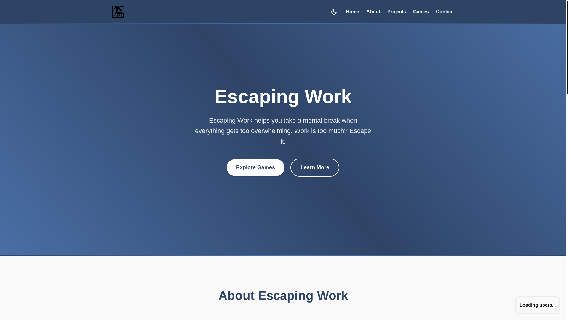 website screenshot of https://escaping.pages.dev/