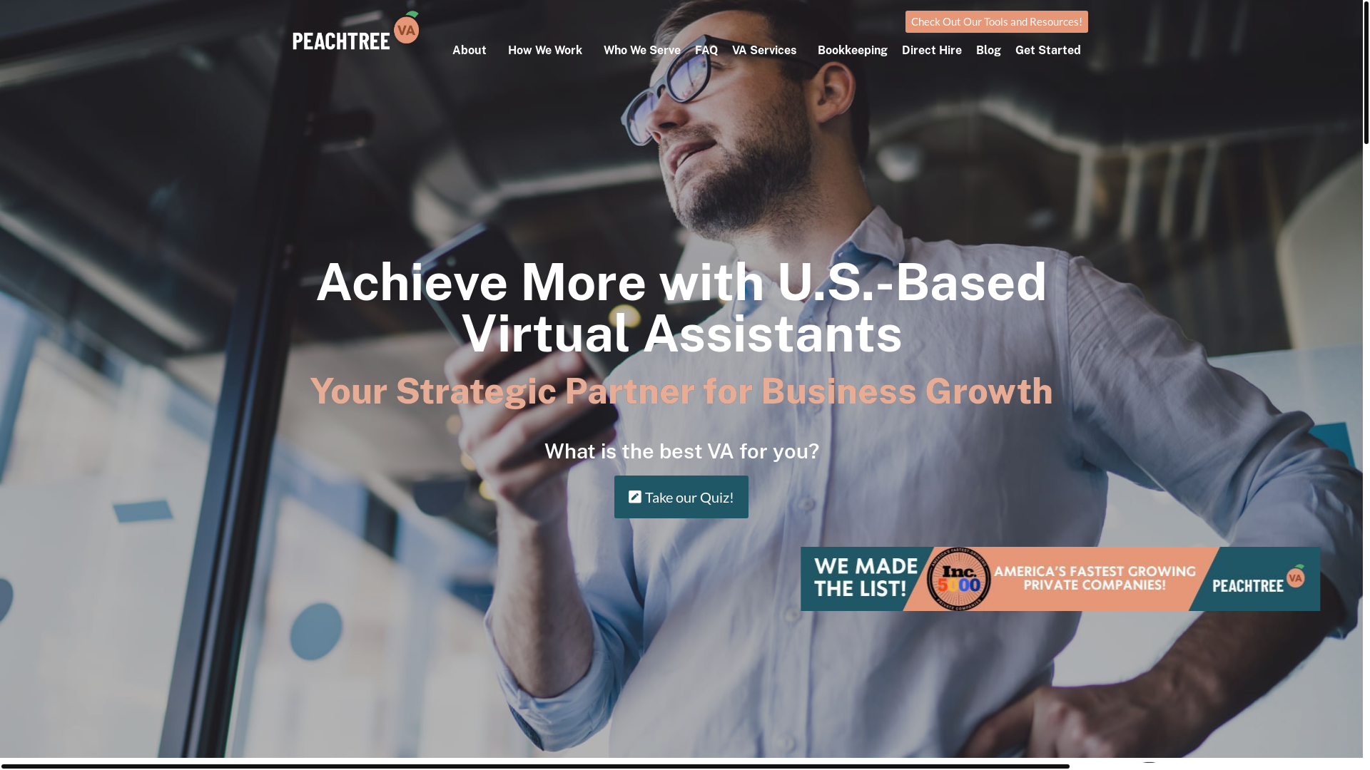 website screenshot of https://startpeachtreevabookkeepingnow.com/
