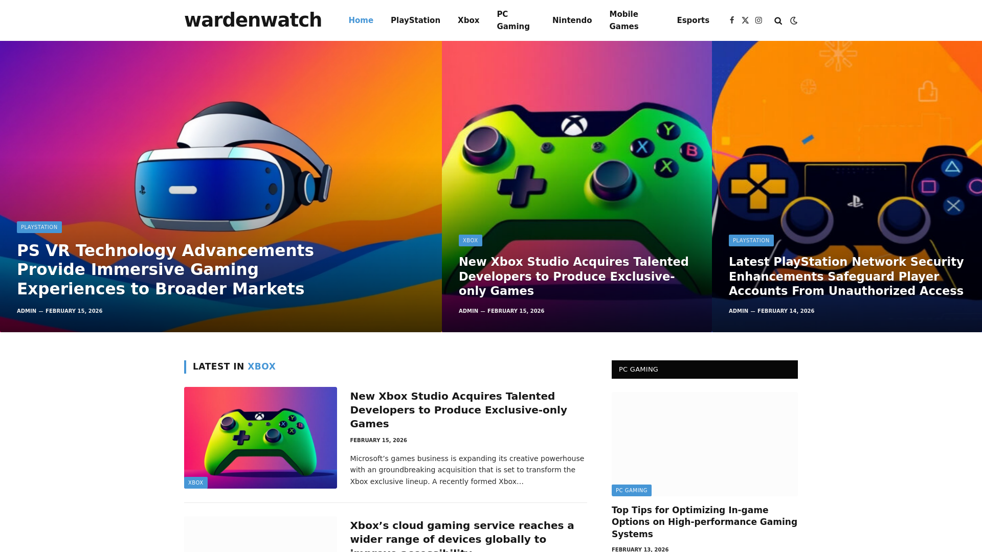 website screenshot of https://wardenwatch.co.uk/
