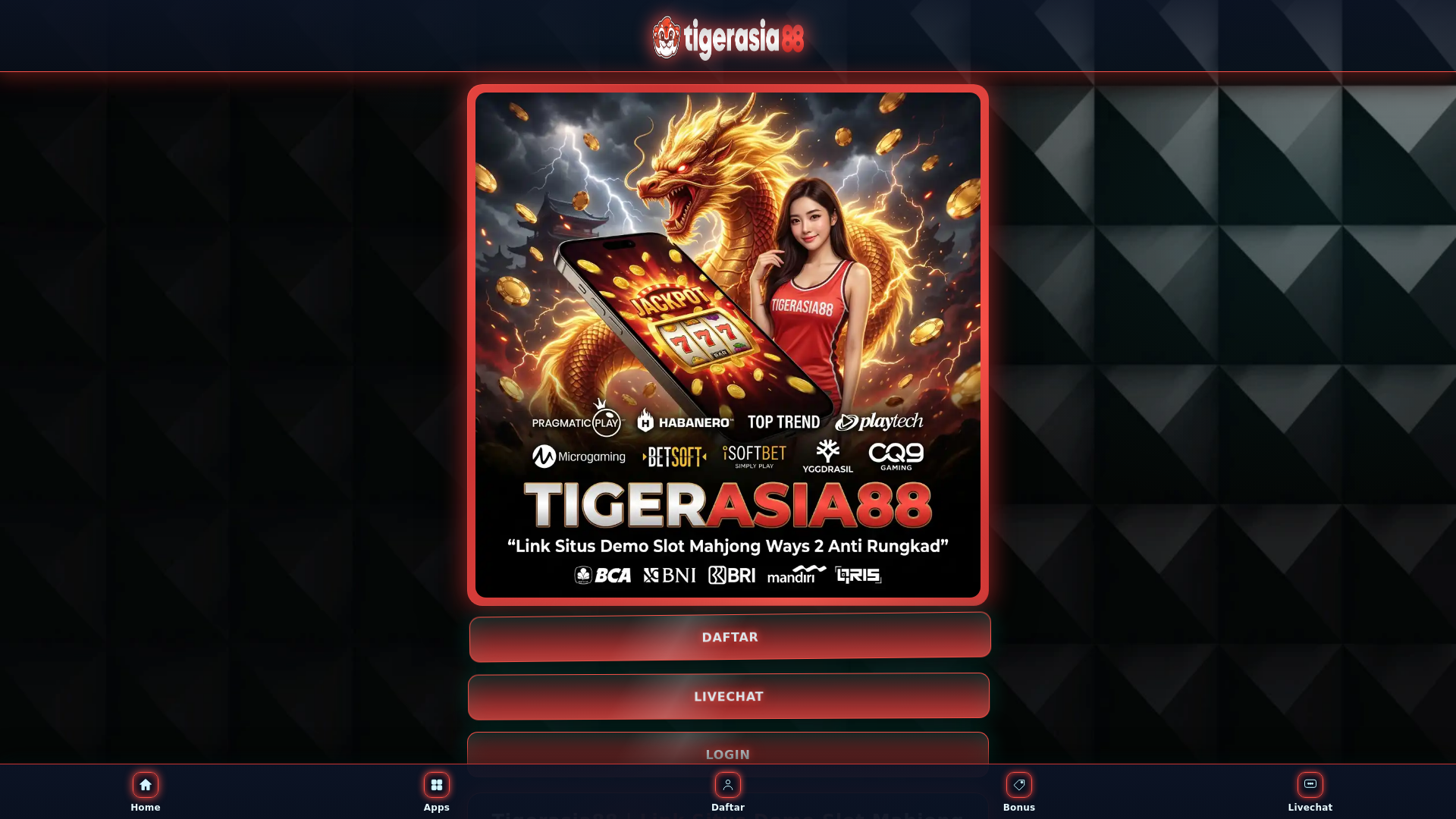 website screenshot of https://tigerasia88-it-com.pages.dev/