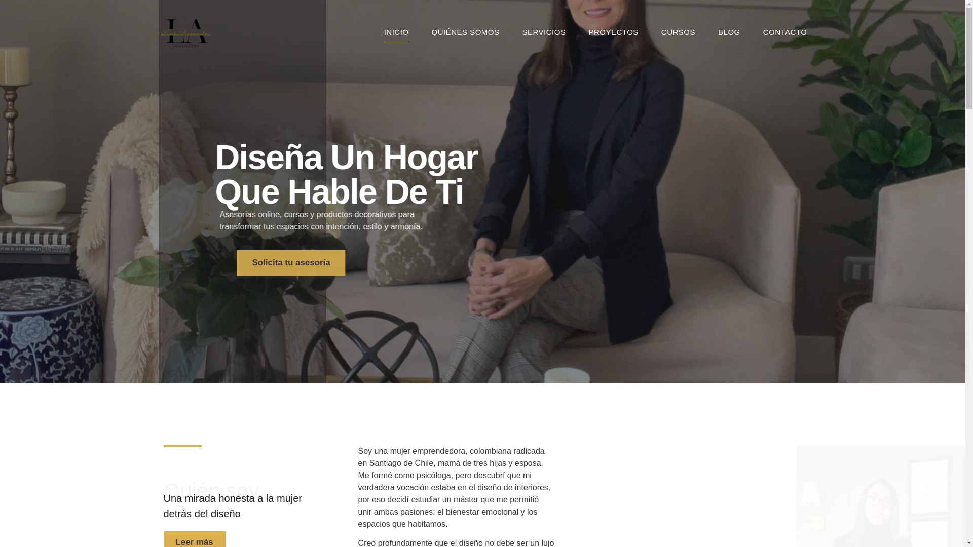 website screenshot of https://linaangarita.cl/
