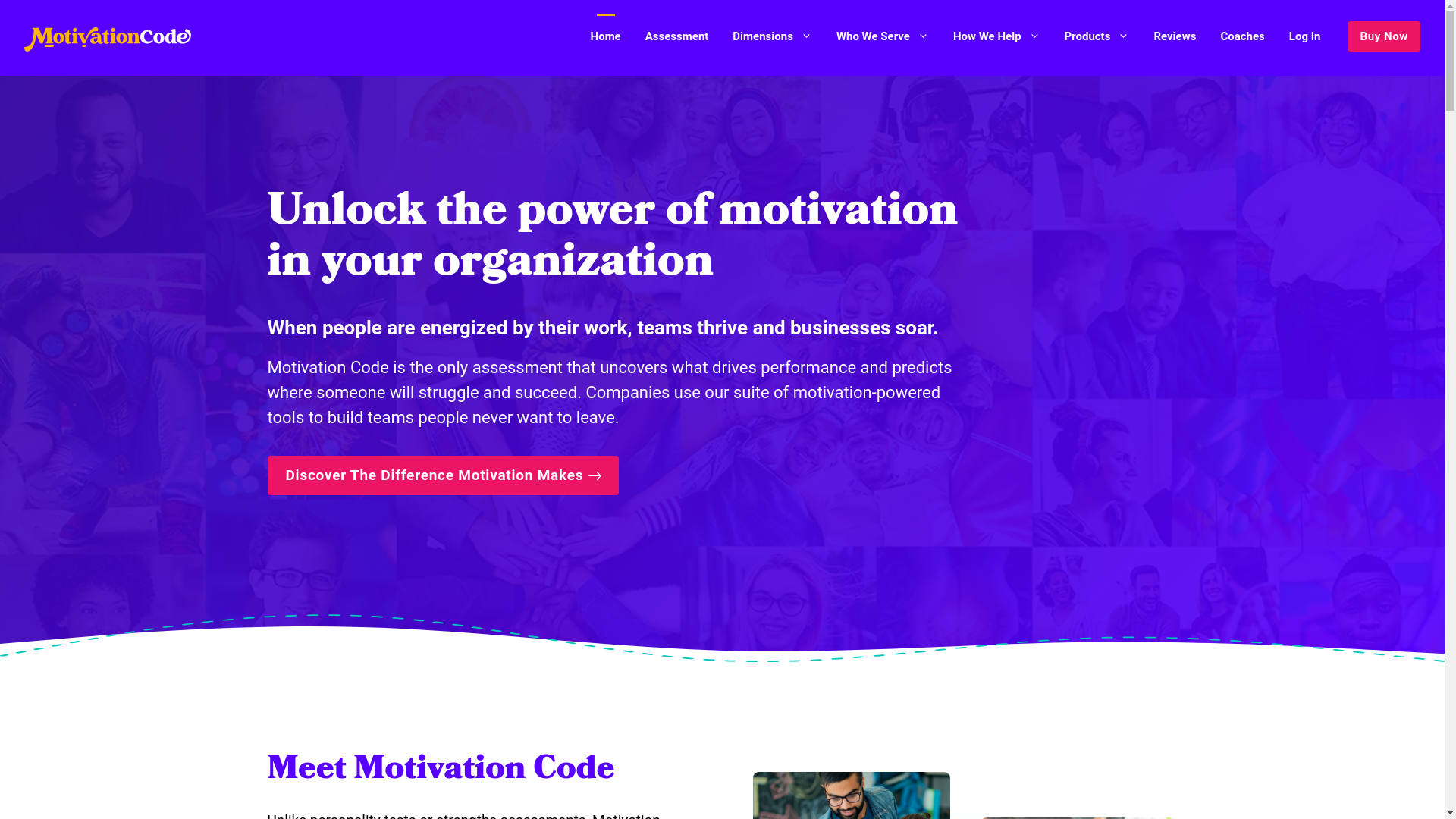 website screenshot of https://thinkmotivatedleader.com/