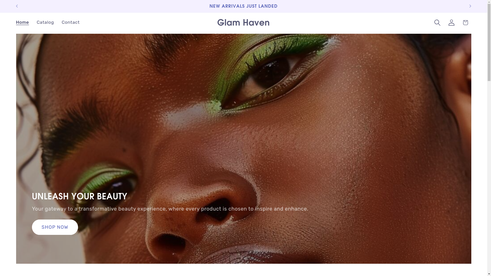 website screenshot of https://beautywardrobe.shop/