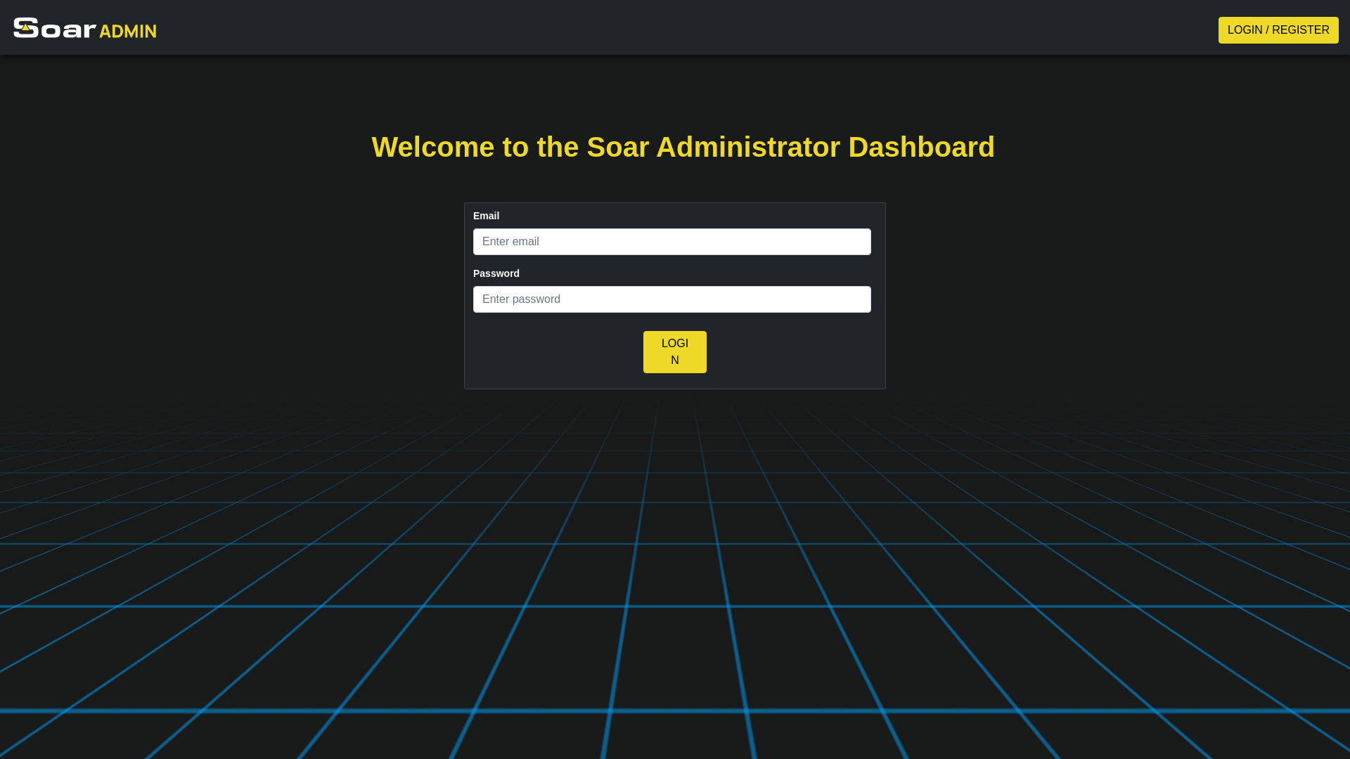 website screenshot of https://soar-admin-client-prod.pages.dev/