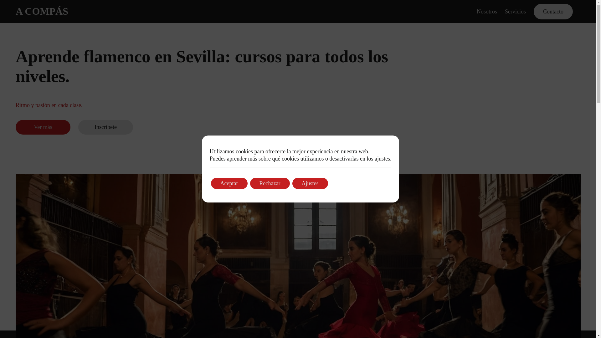 website screenshot of https://academiaflamencasevilla.es/