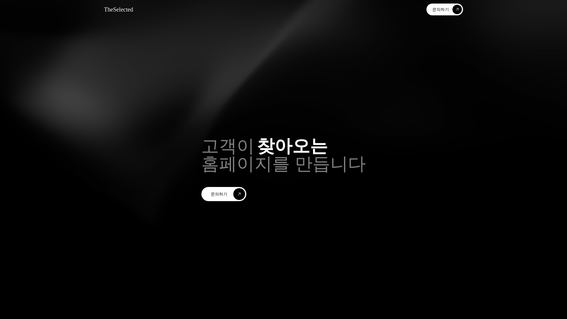 website screenshot of https://theselected.kr/