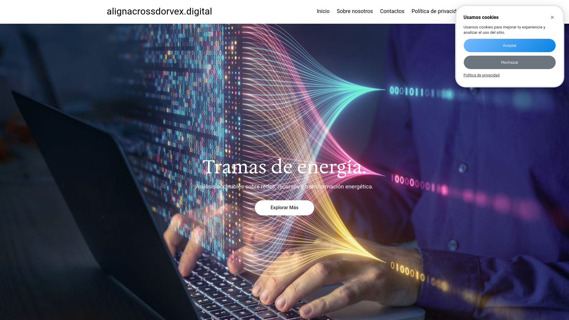 website screenshot of https://alignacrossdorvex.digital/