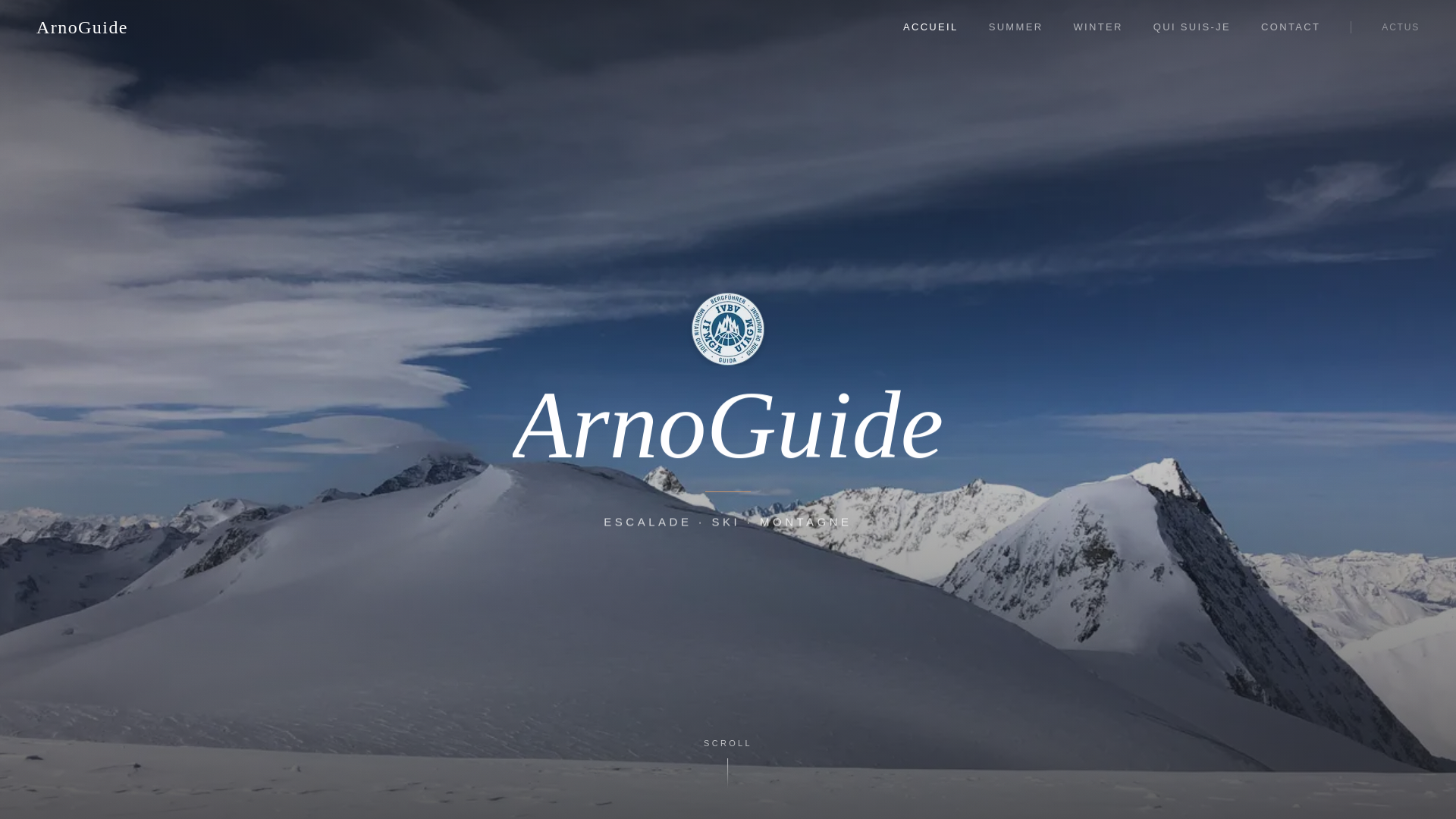 website screenshot of https://arnoguide.pages.dev/