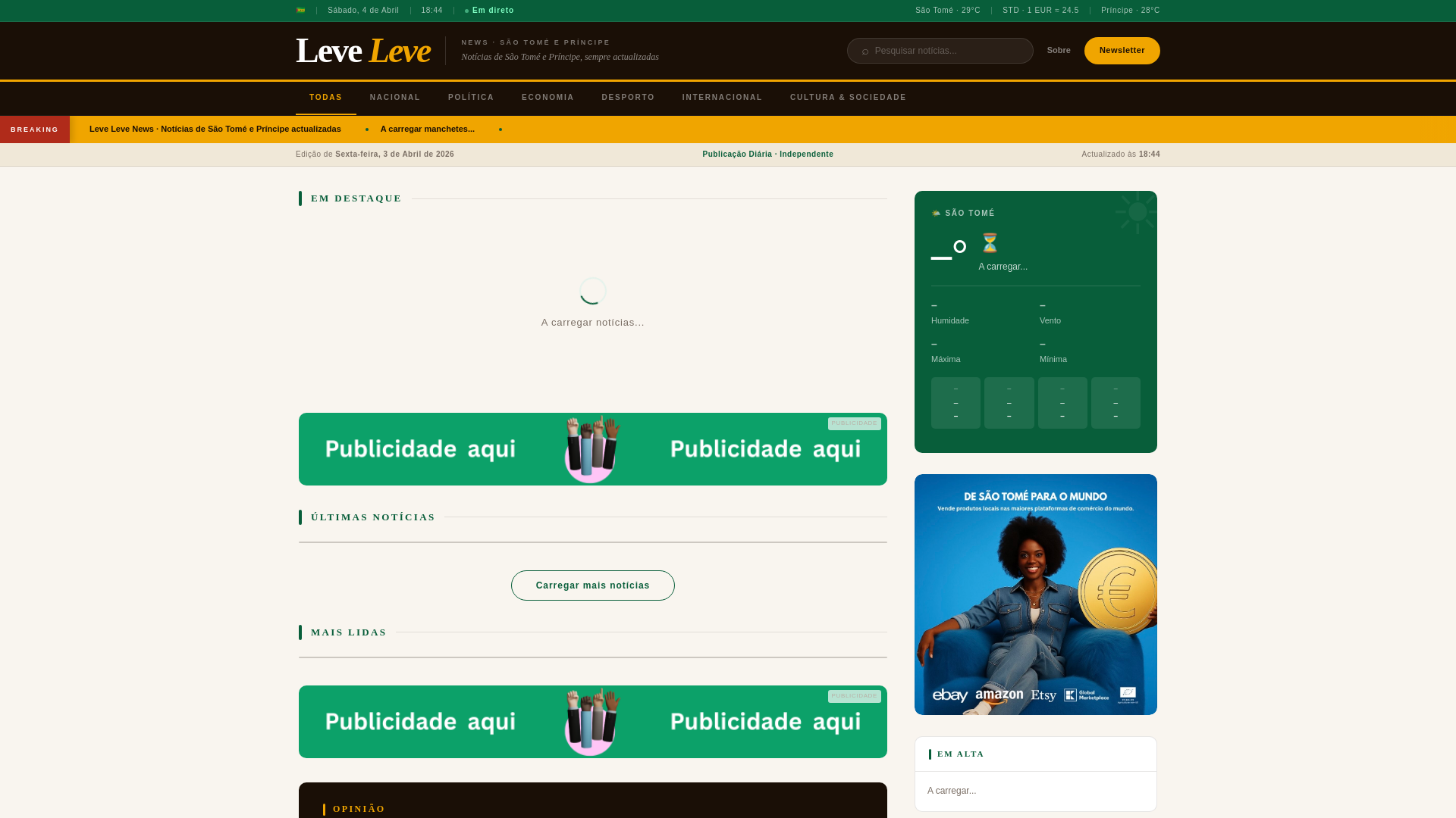 website screenshot of https://leveleve.news/