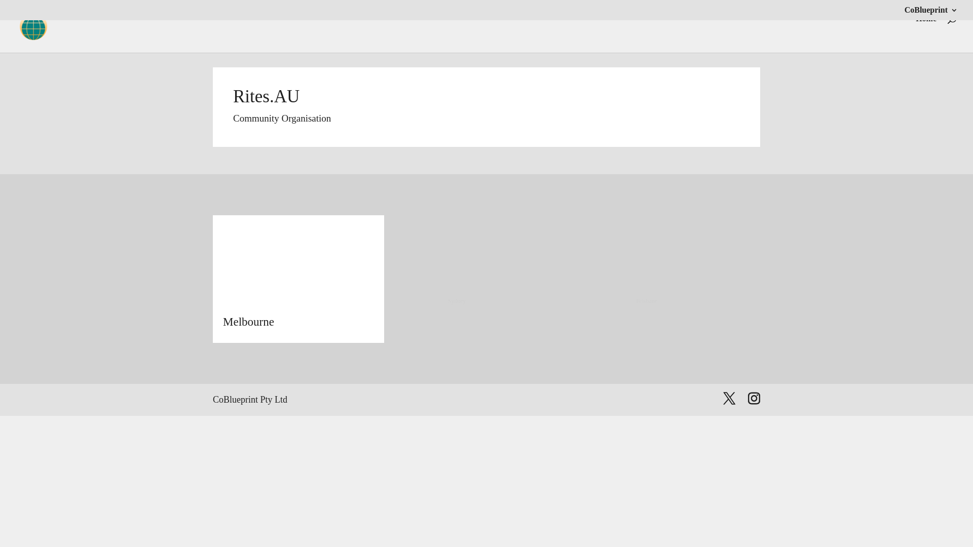 website screenshot of https://rites.au/