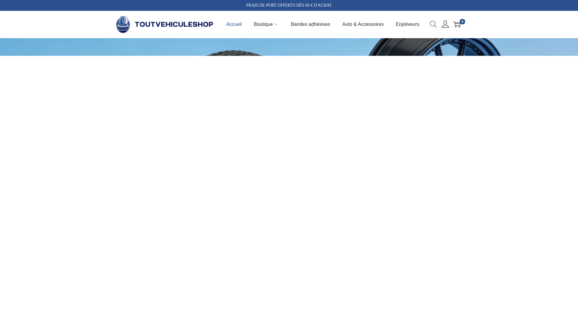 website screenshot of https://toutvehiculeshop.com/