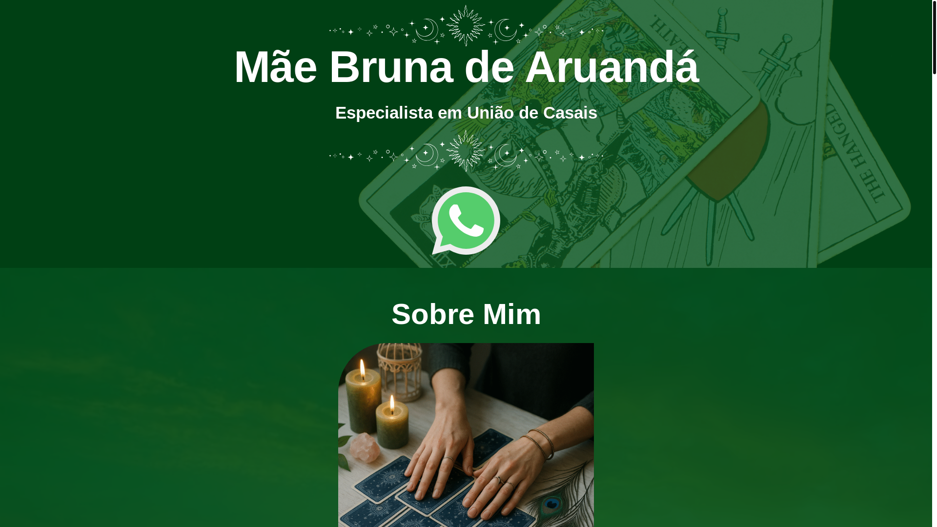 website screenshot of https://maebrunadearuanda.com.br/