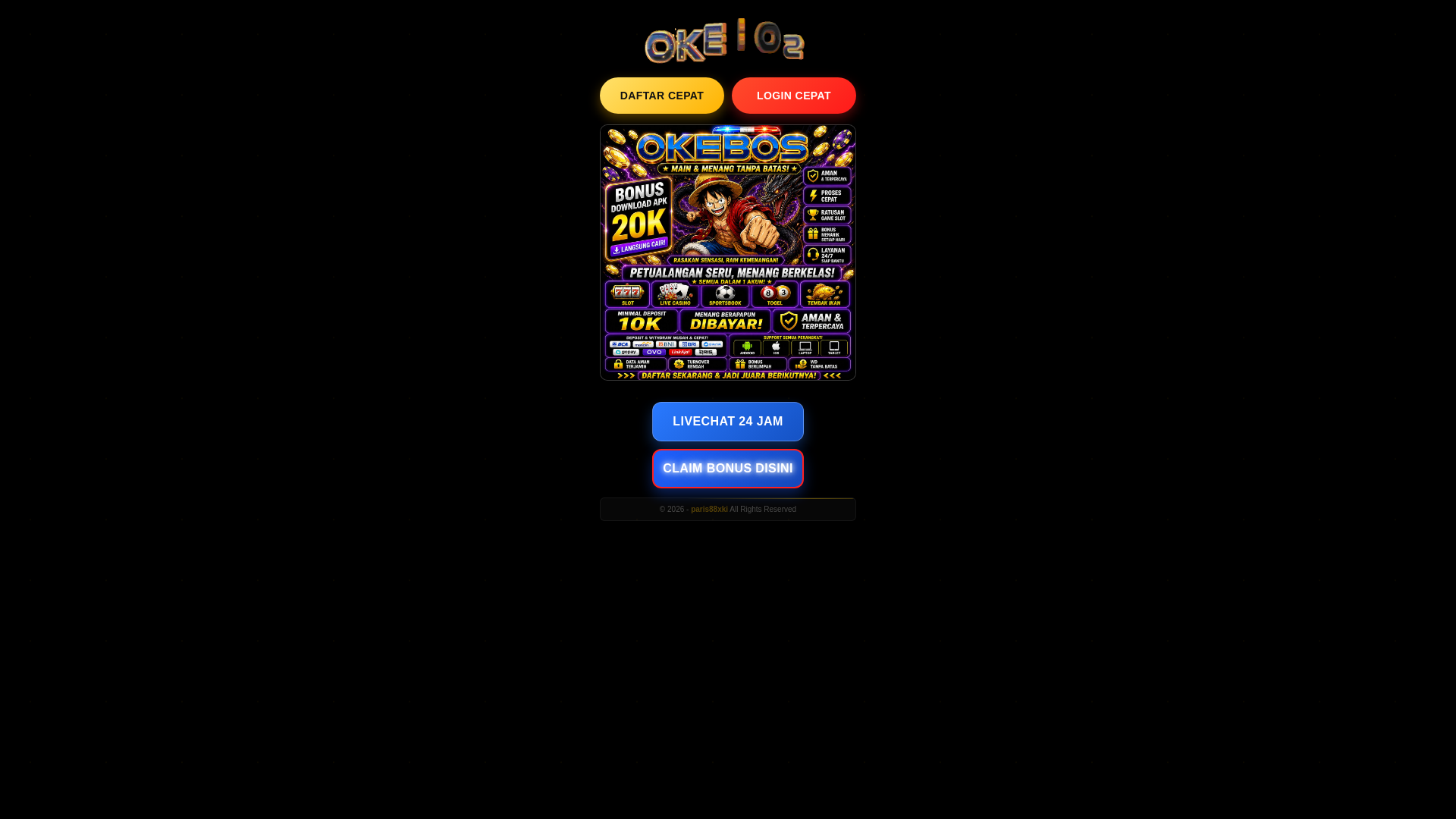 website screenshot of https://paris88xki.shop/