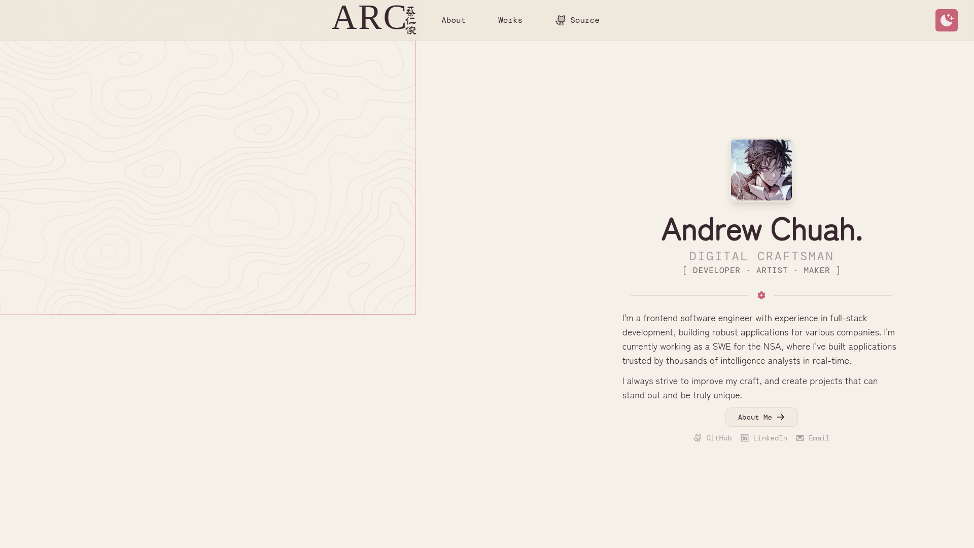 website screenshot of https://terystal.com