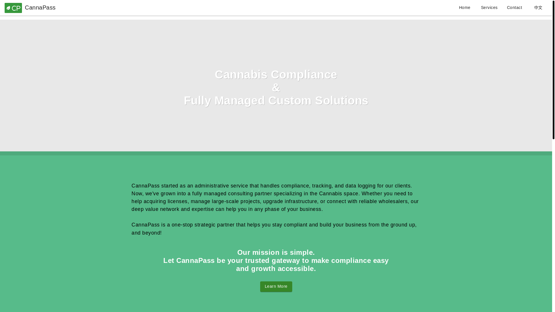 website screenshot of https://cannapass-app-client.pages.dev/
