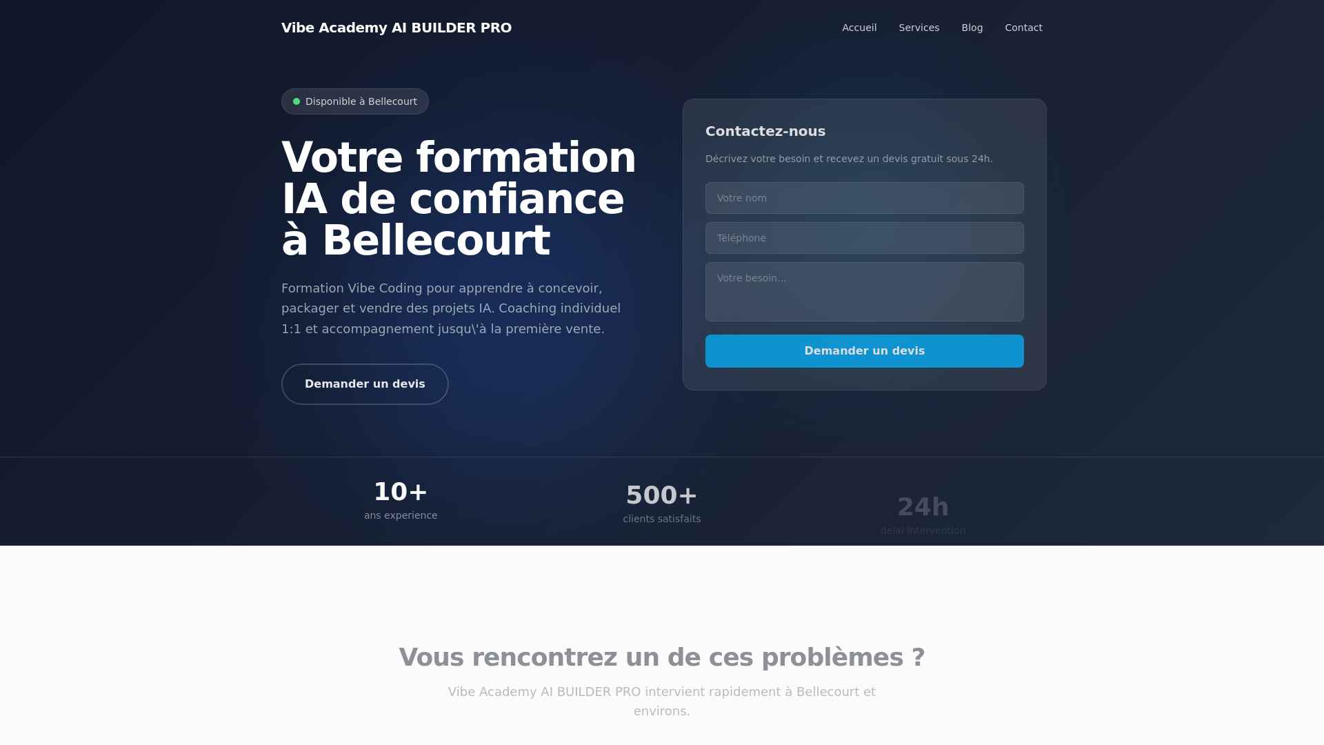 website screenshot of https://formation-ia-bellecourt.be/