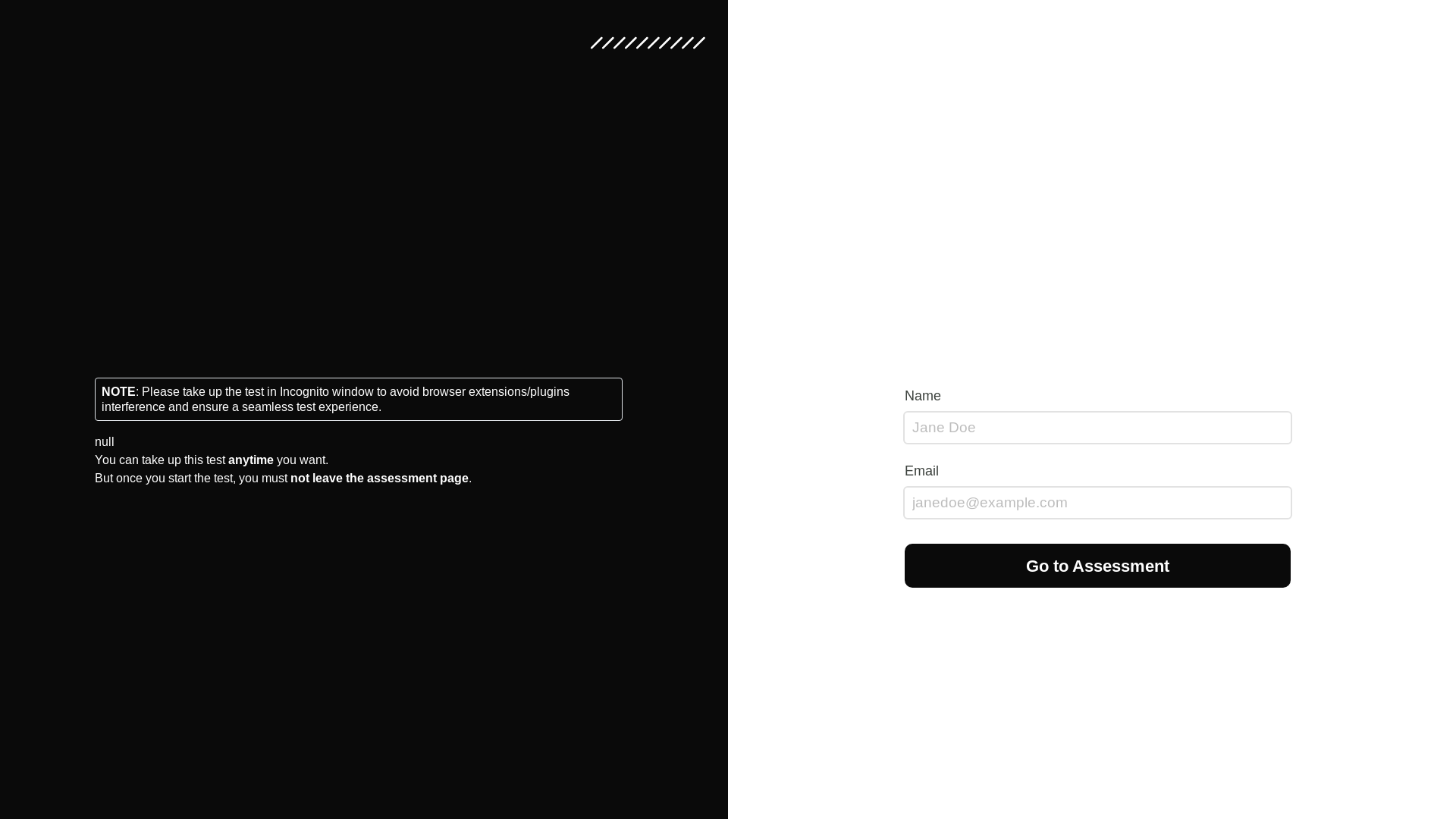 website screenshot of https://track.pstmrk.it/3s/nightowl.xobin.com%2Fwc%2Fassessment%2F1M6IA57BNJPM/h0sH/2CvDAQ/AQ/c2a326a6-1f8c-4efc-a187-5735769ea8cc/1/GoBCfeTtAs