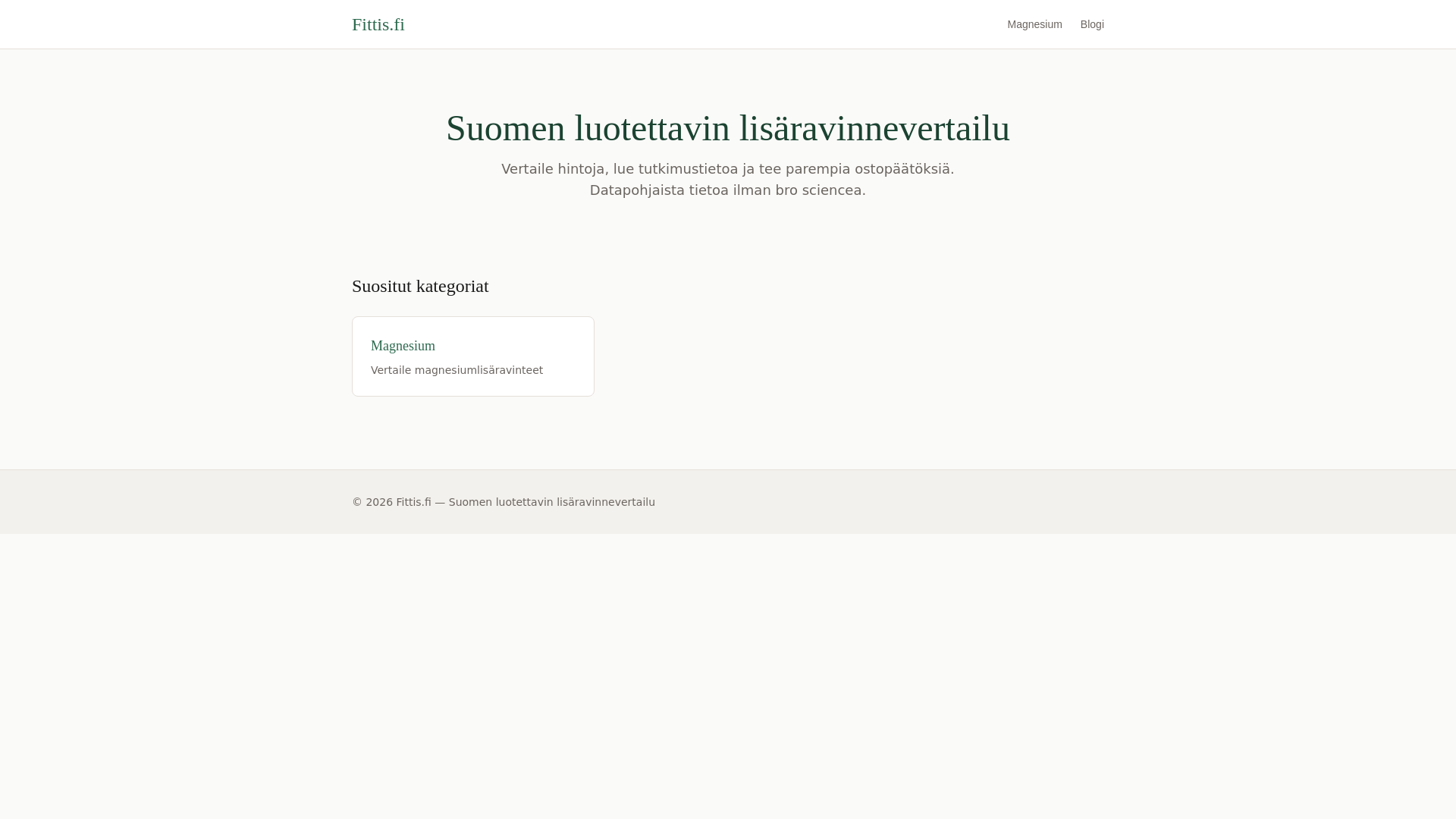 website screenshot of https://fittis-fi.pages.dev/