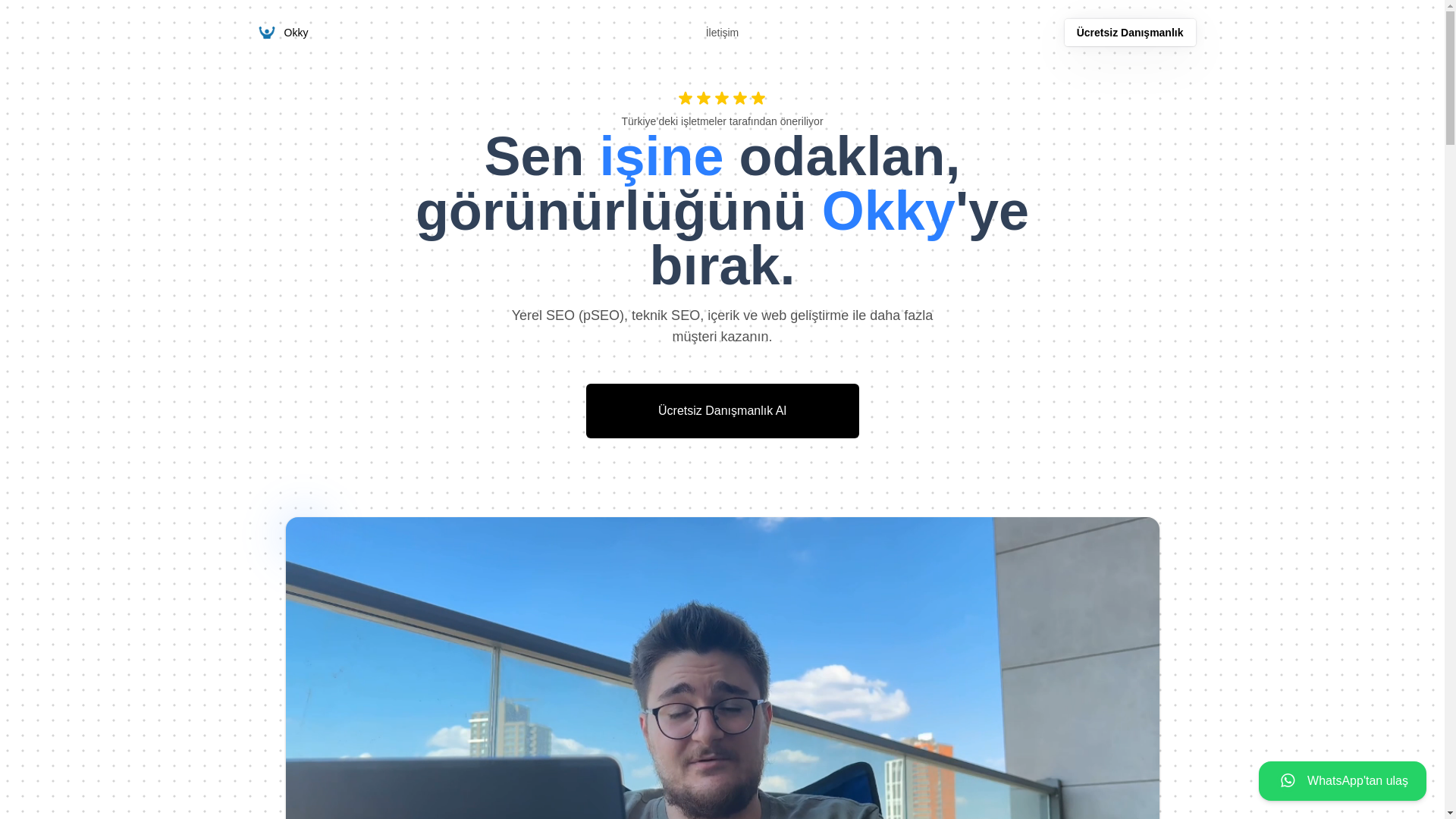 website screenshot of https://okky.com.tr/