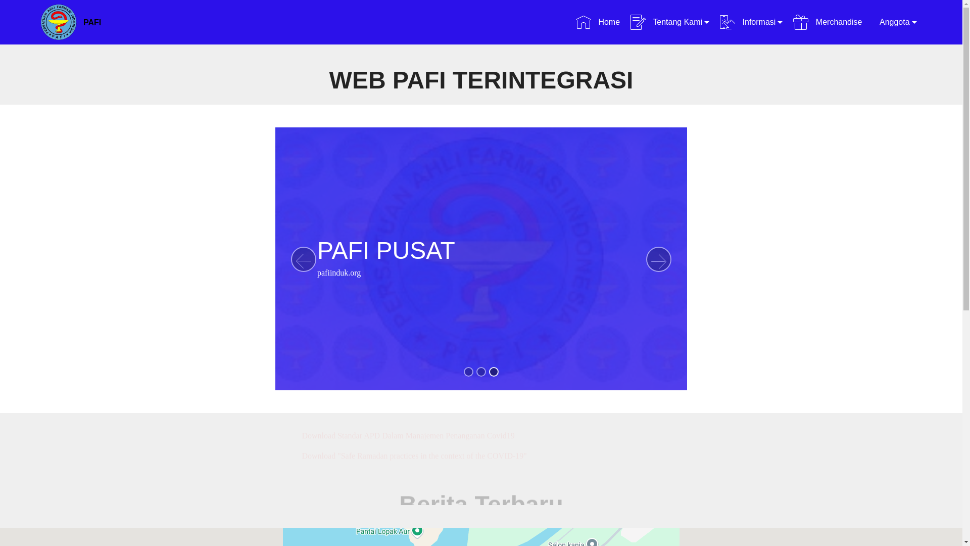 website screenshot of https://pafi-pemayung-org.pages.dev/