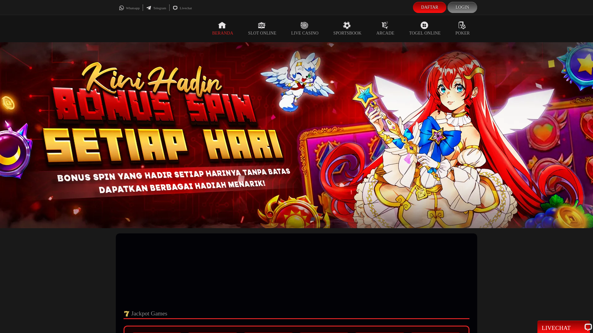 website screenshot of https://kekar123.com/