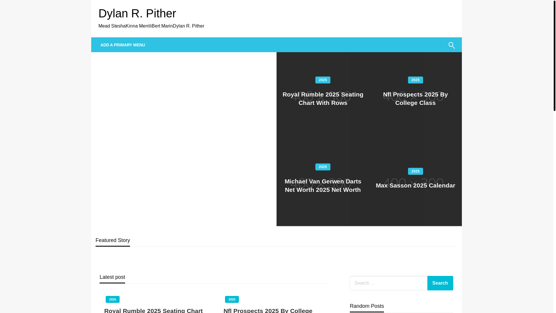 website screenshot of https://dylanrpither.pages.dev/