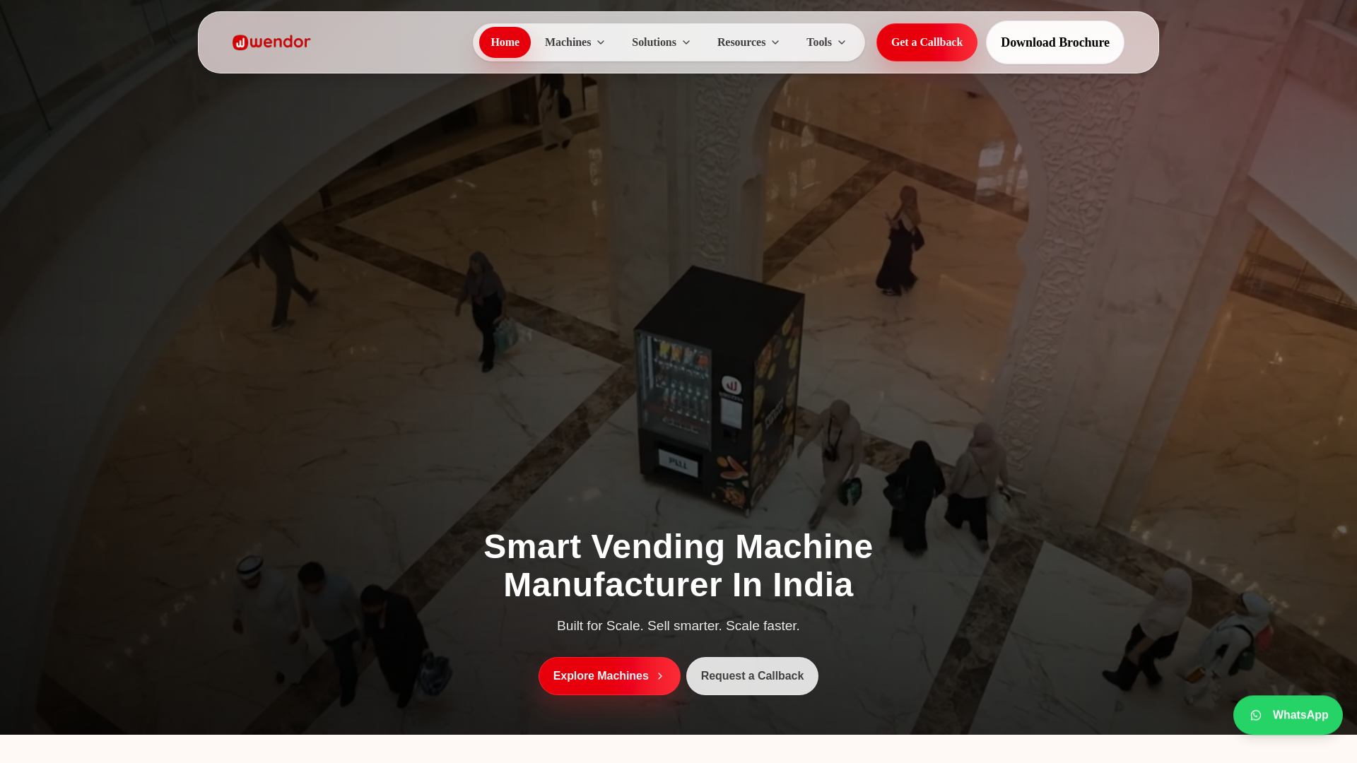 website screenshot of https://wendor-static-site.pages.dev/