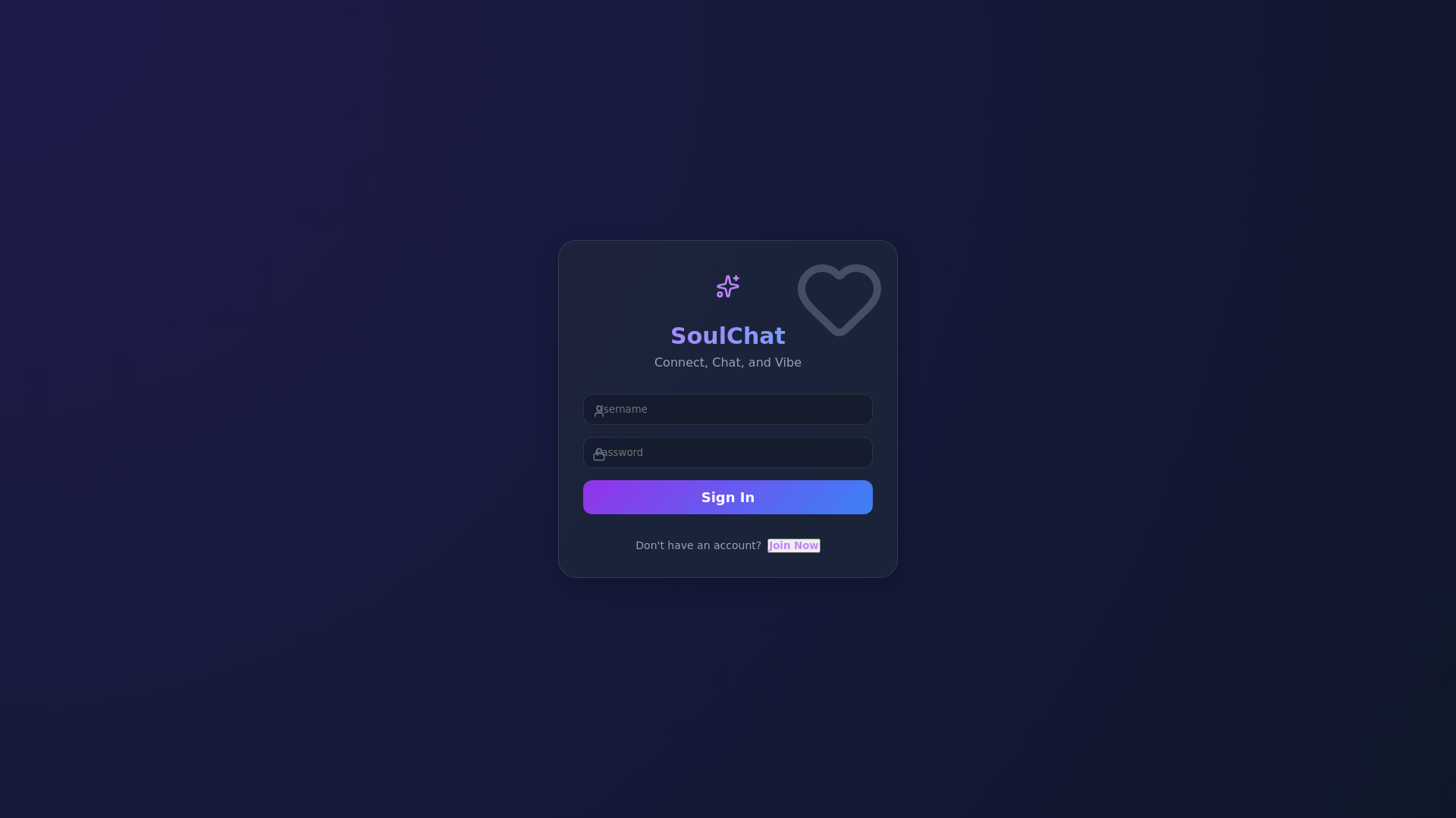 website screenshot of https://soulchat-frontend.pages.dev/
