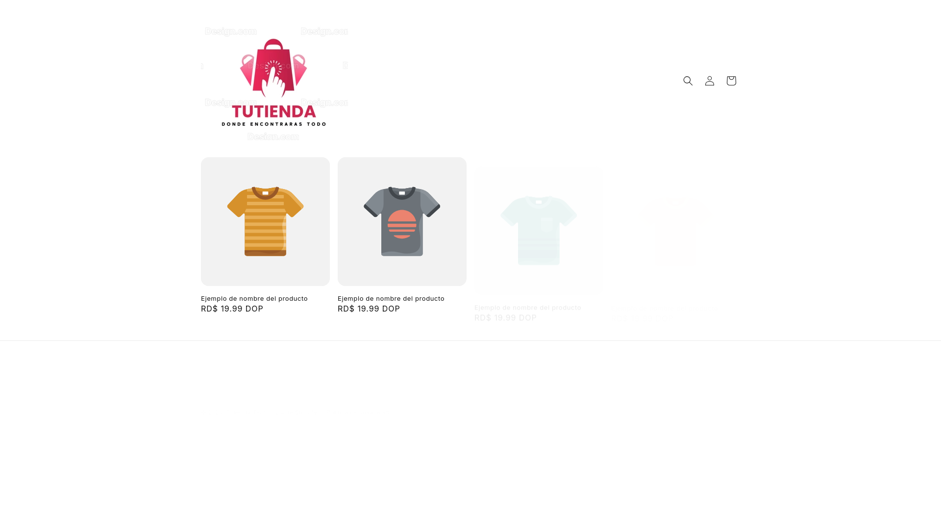 website screenshot of https://tutiendashops.com/