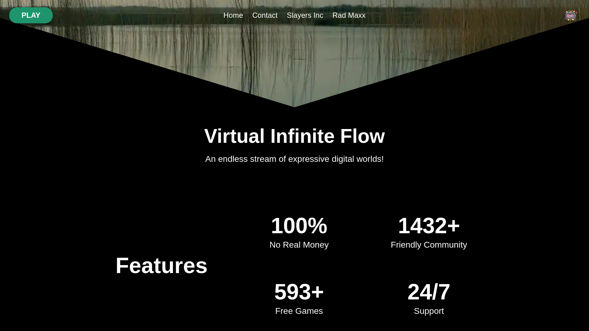 website screenshot of https://dreamfunlounge.com/