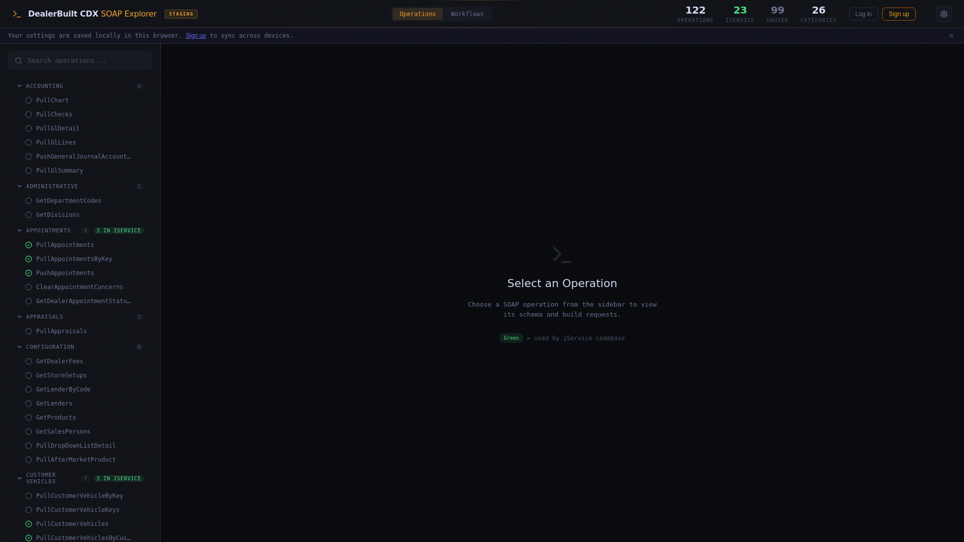 website screenshot of https://soap-dashboard.pages.dev/