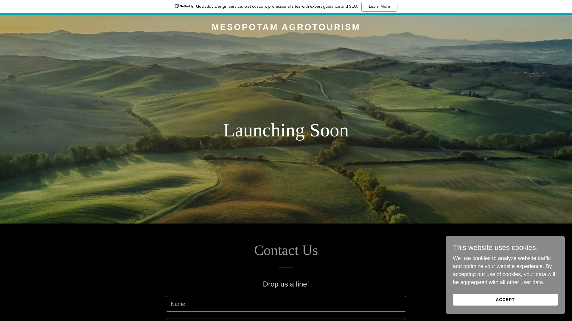 website screenshot of https://mesopotam-agrotourism.com