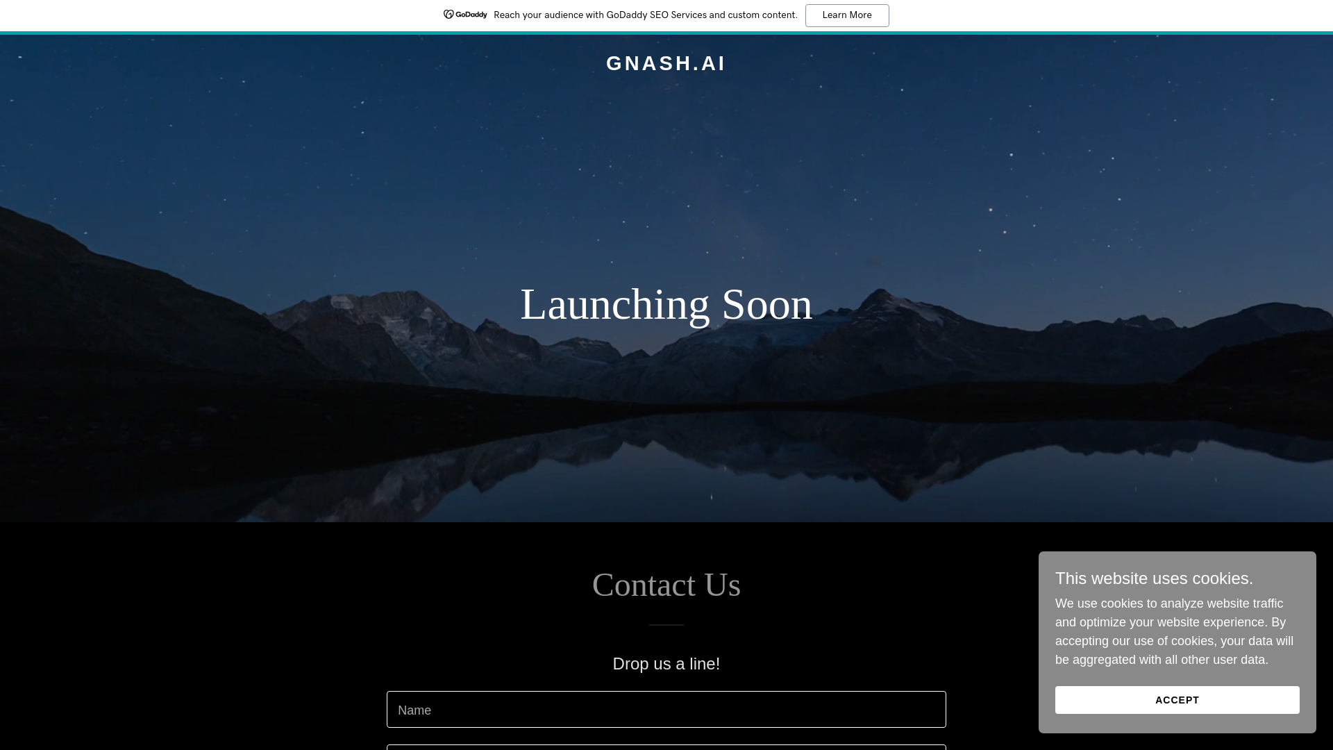 website screenshot of https://gnash.ai/