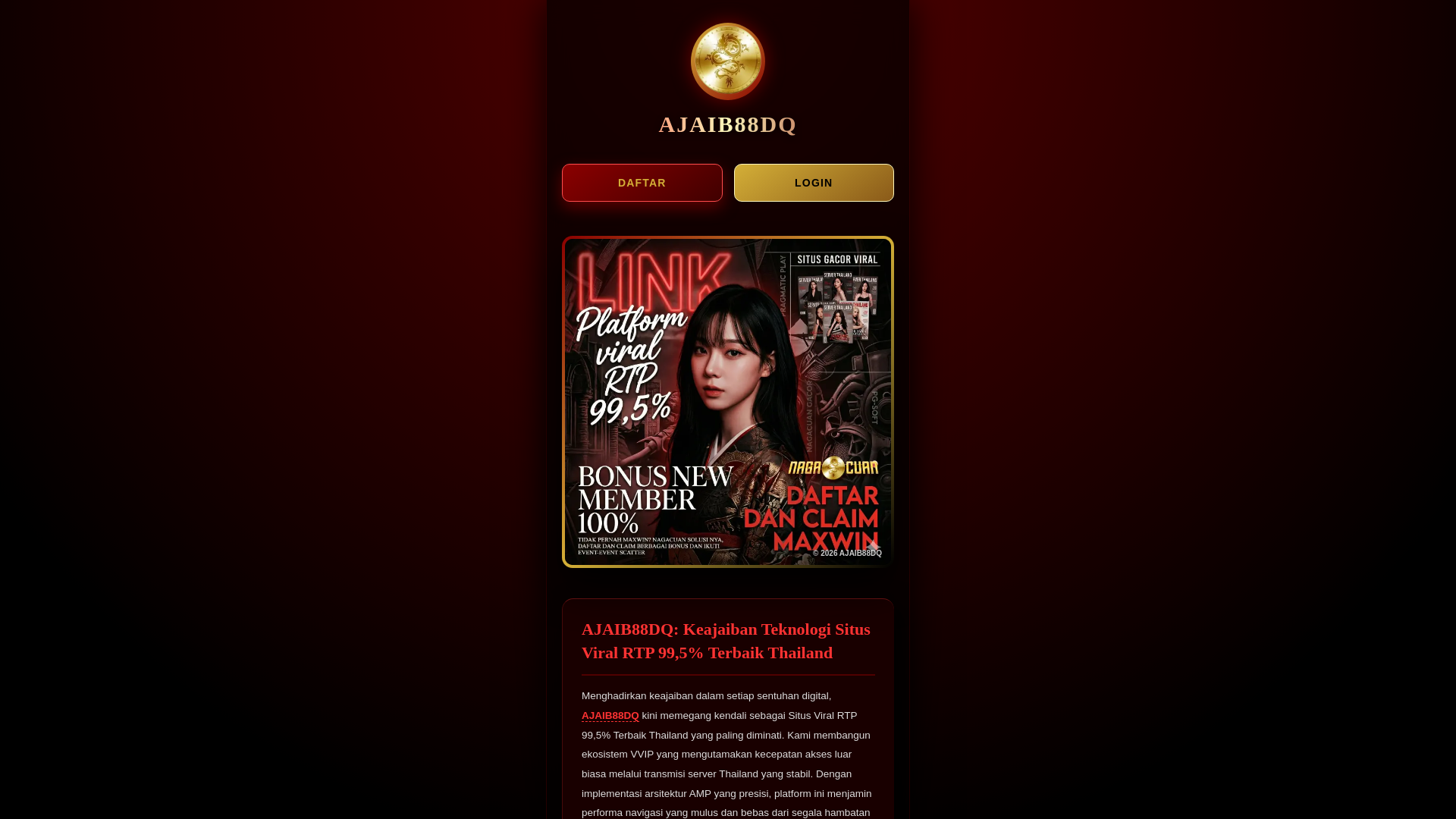 website screenshot of https://ajaib88dq.pages.dev/