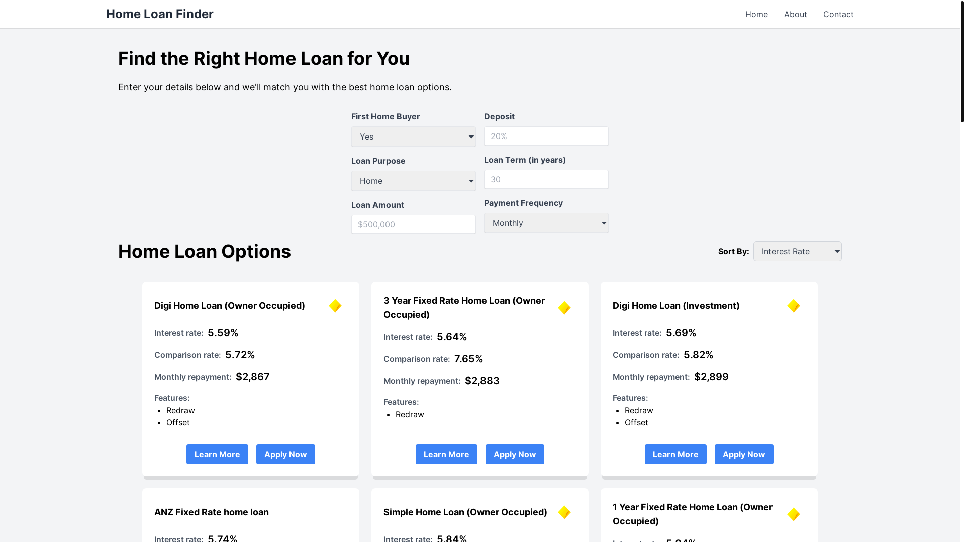 website screenshot of https://finance-app-ahx.pages.dev/