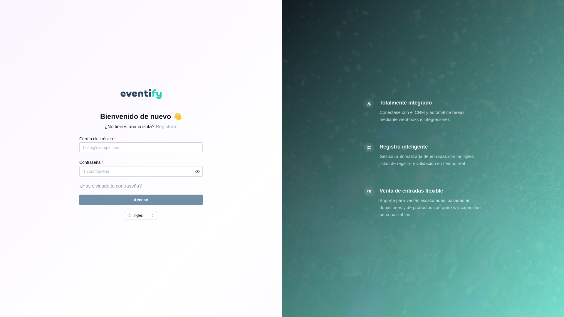 website screenshot of https://eventify-dev.pages.dev/