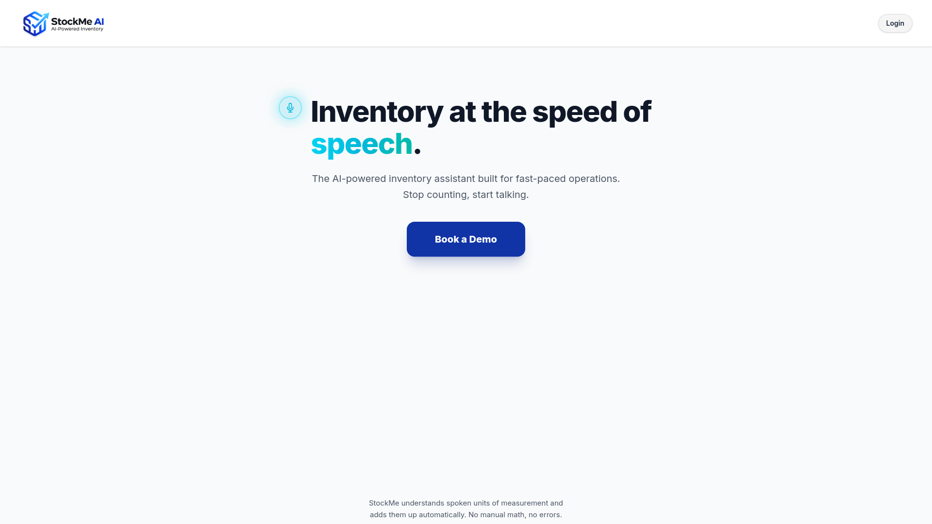 website screenshot of https://stockme-ai.com