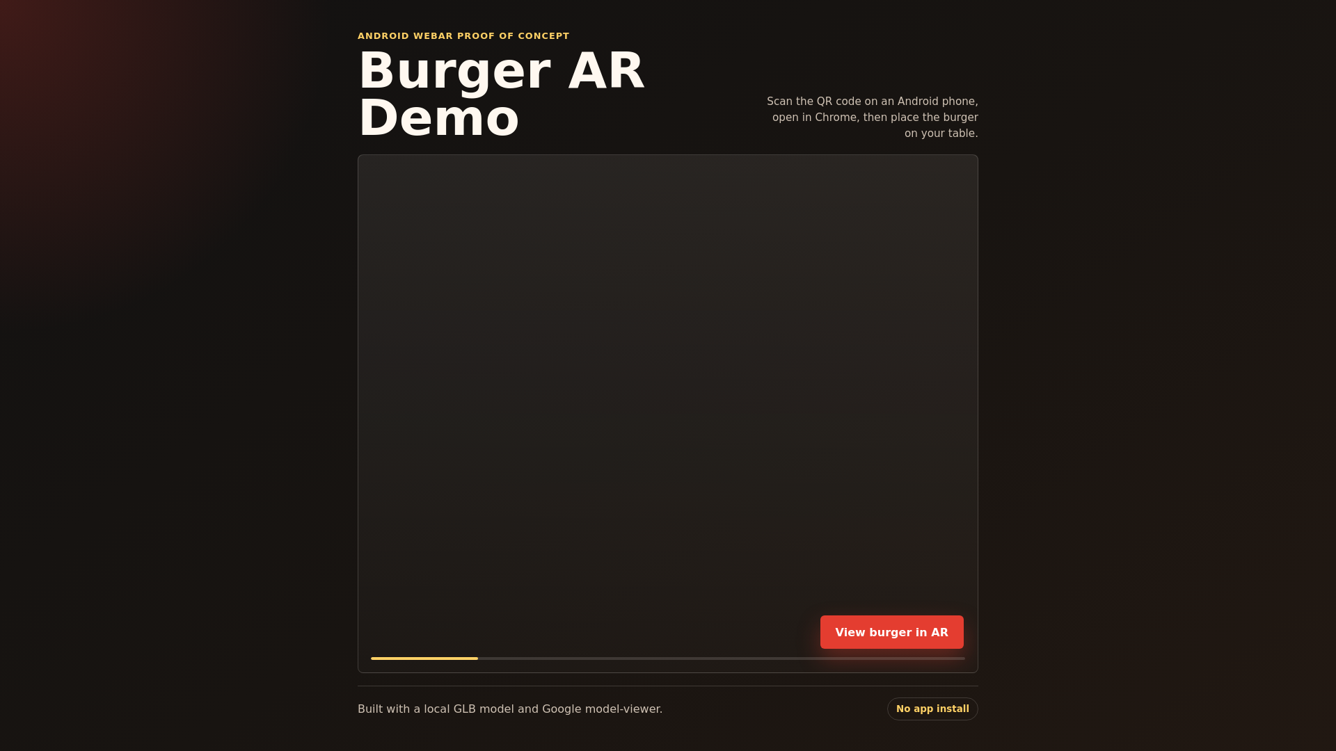 website screenshot of https://ar-pizza-demo-1km.pages.dev/