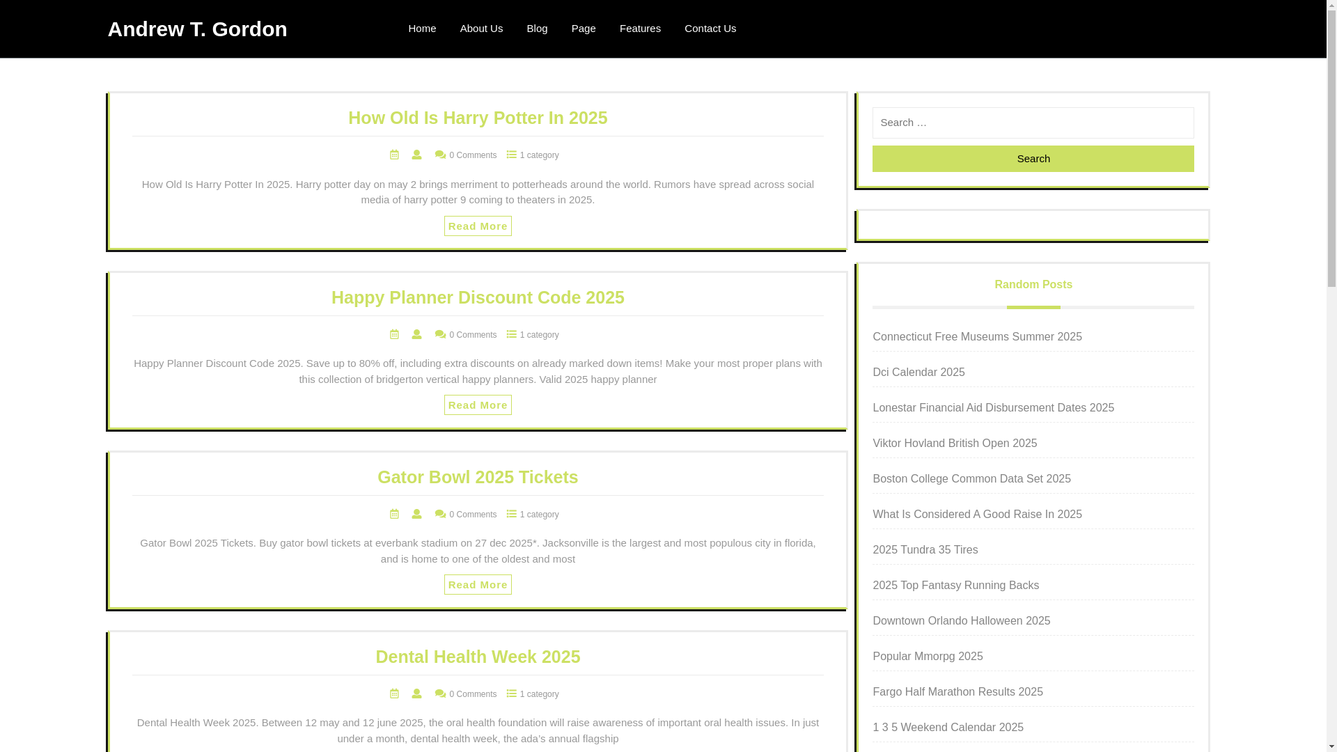 website screenshot of https://andrewtgordon.pages.dev/