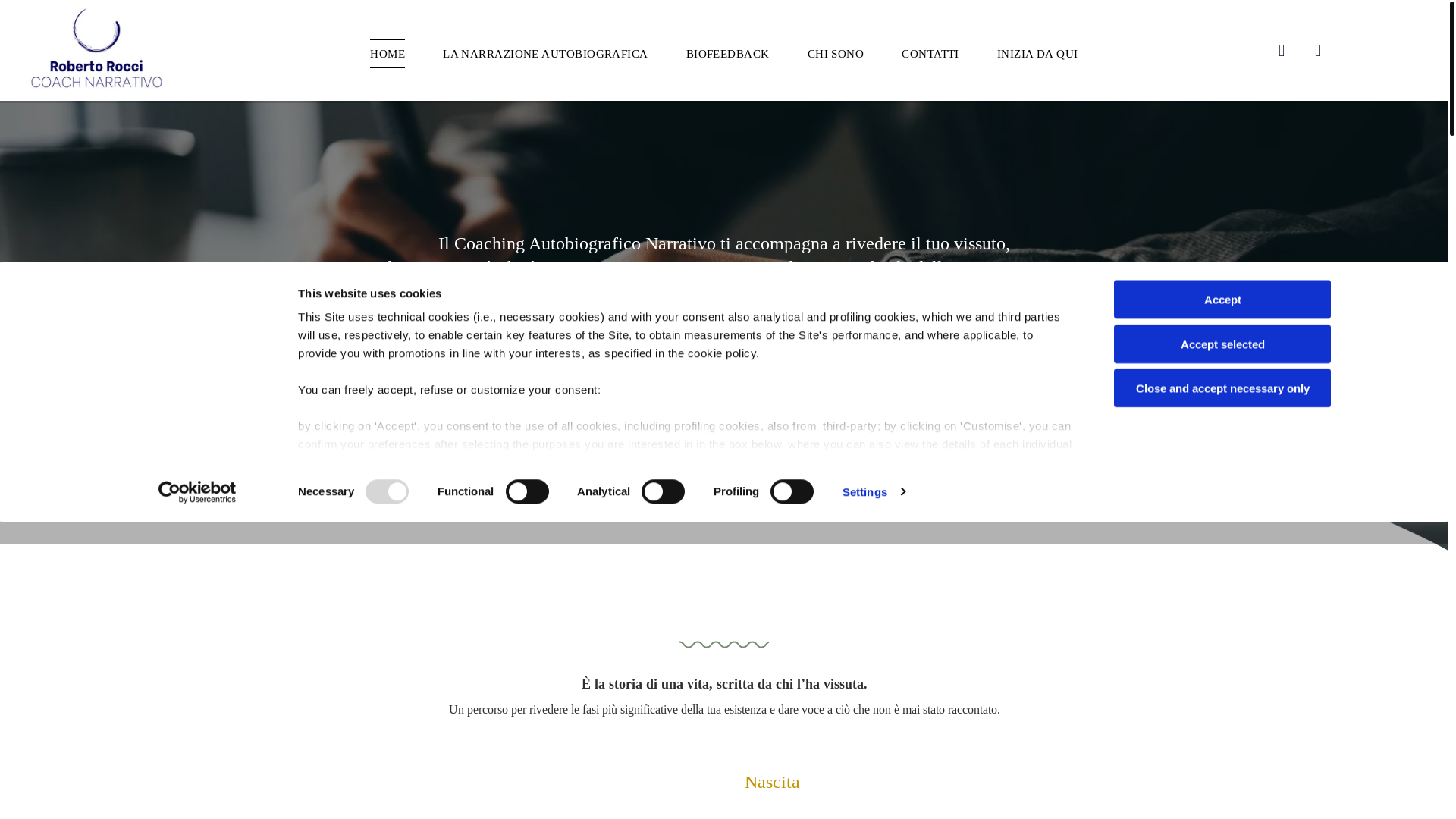 website screenshot of https://coaching-narrativo.it/