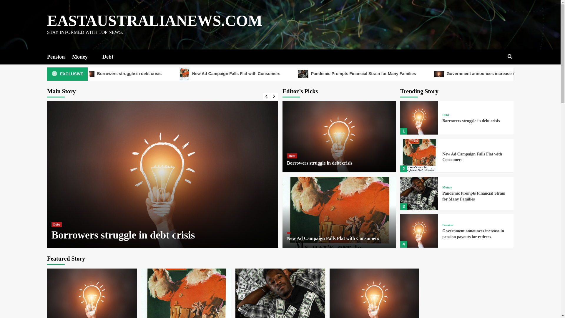 website screenshot of https://eastaustralianews.com/