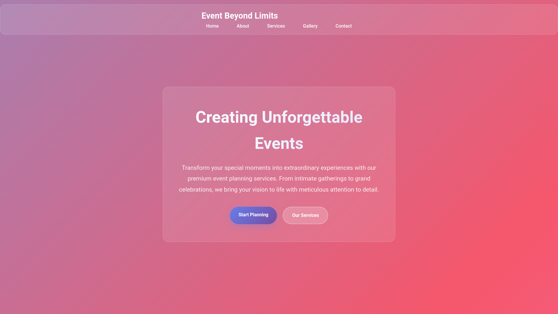 website screenshot of https://eventbeyondlimits.click