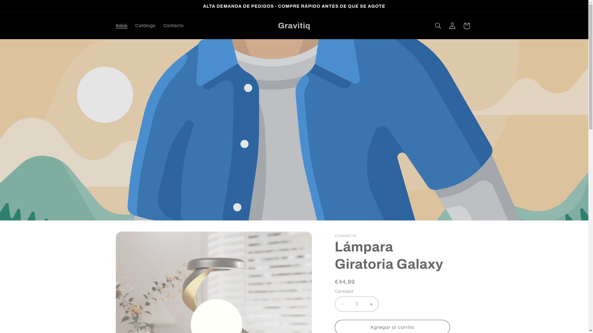 website screenshot of https://lampgravitiq.com/