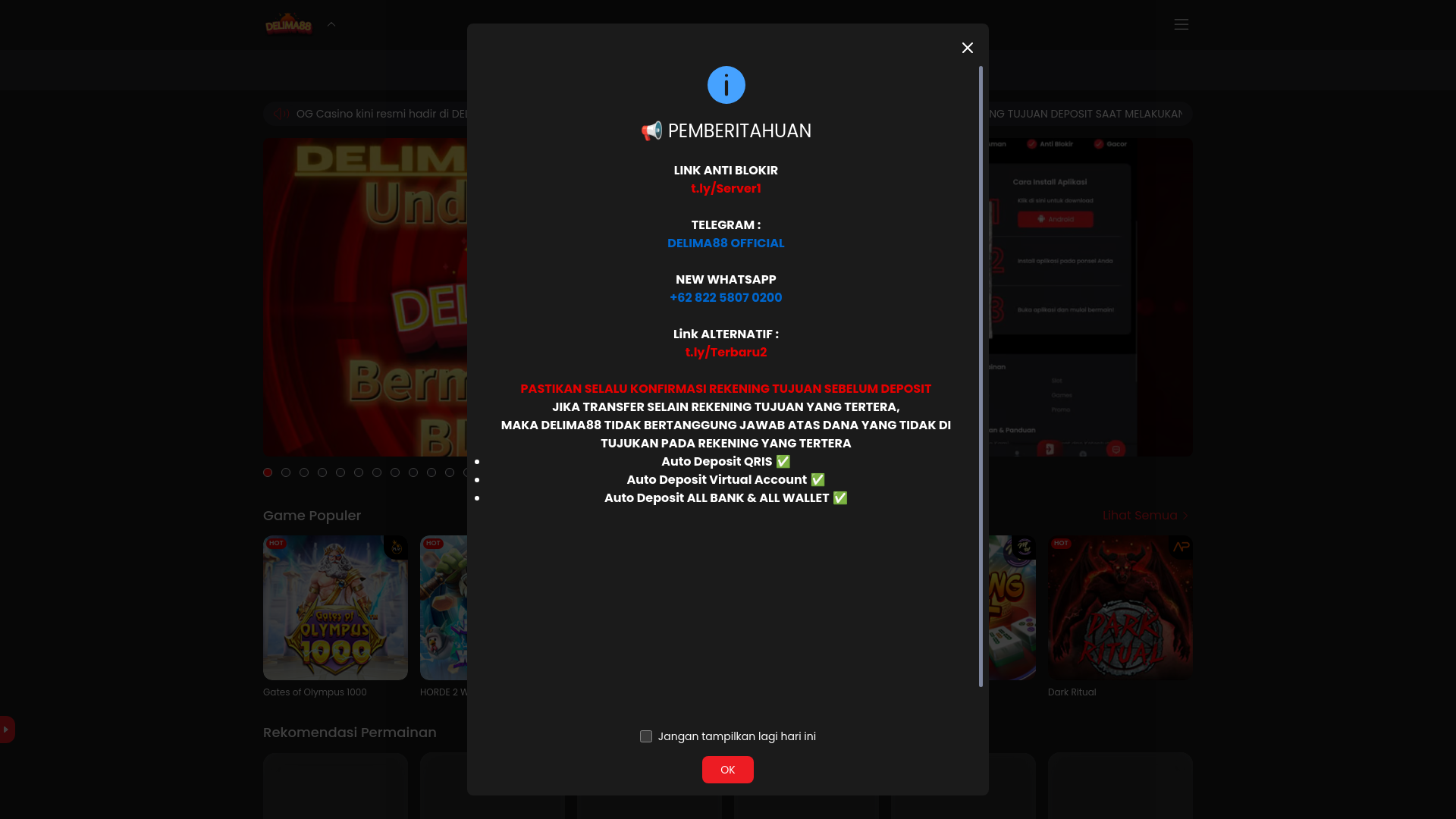 website screenshot of https://palem.my/