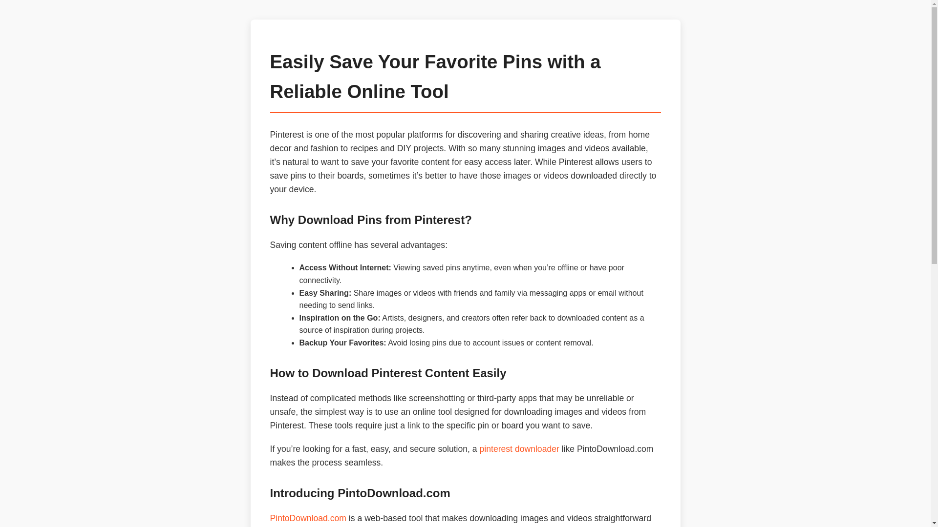 website screenshot of https://pinterest-video-downloader.pages.dev/
